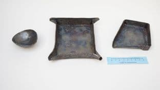 Norse casting trays or smelteidigel 10th century choice of 3