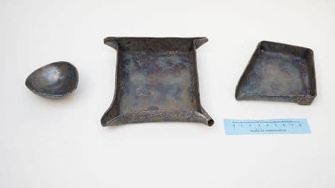 Norse casting trays or smelteidigel 10th century choice of 3