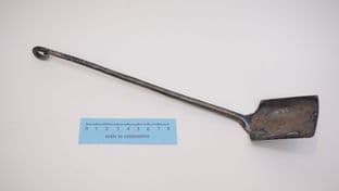 Norse charcoal shovel bygland smiths grave