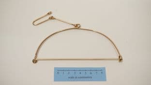 norse nostekrok knitting wool holder in Bronze straight arm type