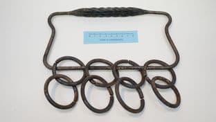 norse viking ritual rattle oppland dovre norway 200mm long fully functional