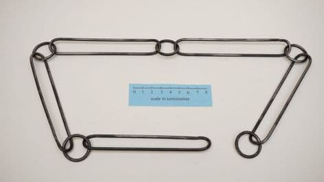 Roman and medieval ring and link chain 1m 40