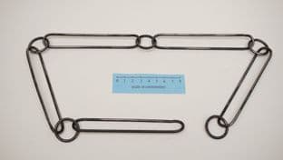 Roman and medieval ring and link chain 1m 40" for living history use