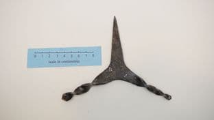 Roman and medieval trilobate one piece twist auger