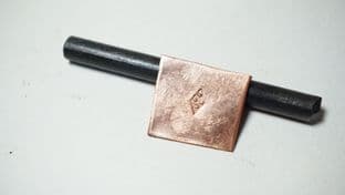 roman anglo saxon and viking diamond and 4 dot metalworking punch