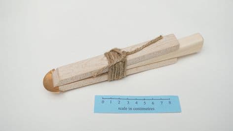 roman anglo saxon viking medieval leather or bone workers maple wood vice clamp