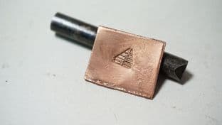 roman anglo saxon viking triangle fir tree metalworking punch