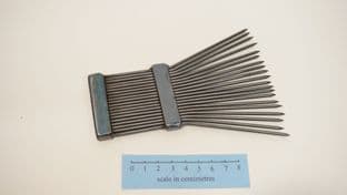 Roman bench mounted wool comb great Dunmow find