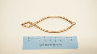 Roman bronz pliers fibula from Vindonissa