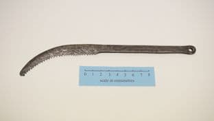 Roman curved one piece saw Bank of England find London