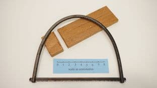 Roman fayum style D saw 150mm 6" bone antler wood and metalworking use