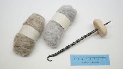 roman iron spiral twist drop spinning spindle magdalensberg austria