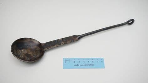 Roman iron spoon from  Japra-Majdaniste in Bosnia herzegovina