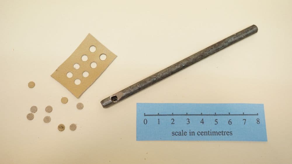 roman leather workers 4mm hole punch