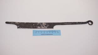 Roman one piece bone and antler saw from vertillum in gaul 150mm version