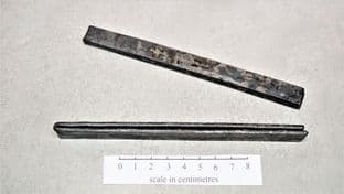 roman period metalworkers clips from cirencester 6" 150mm long set of 2