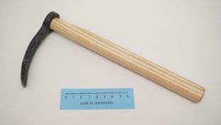 roman small 25mm adze with ash wood handle