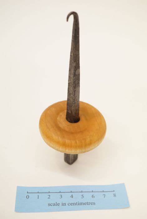 roman square pattern iron drop spinning spindle magdalensberg austria