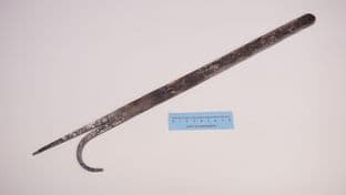 roman to medieval fire poker bale or boat hook