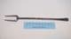 Roman to medieval hand forged steel fork cooking or surgical use  spatulate handle