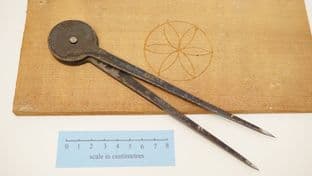 Roman to medieval large round head dividers 8"