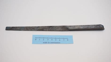 roman to medieval one piece steel spatula