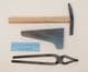 Roman to medieval smithing set with 830g anvil