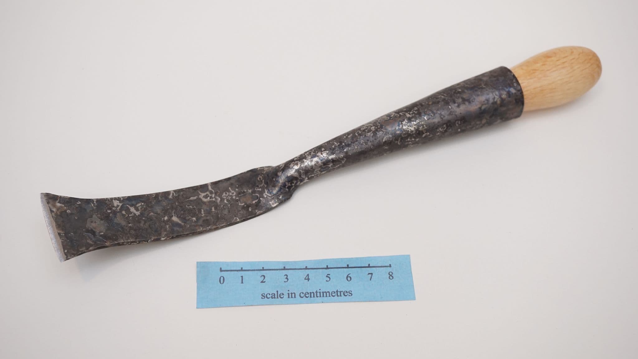 Roman Building Chisel Roman to medieval socketed slice or curved 30mm chisel