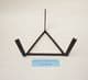 Roman triangulate tripod from Gora in Slovenia 10cm tall 12cm arms