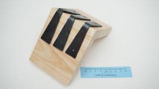 set of 10 multi period butterfly box and chest corner brackets drilled with nails