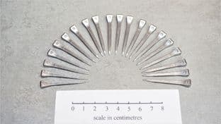 set of 20 farriers horse shoe nails stained glass craft and carpentry use 41mm long