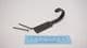 set of 4 forged steel wall hooks nails or screw option