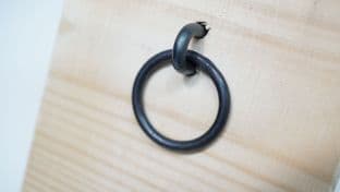 set of 4 hand forged chest rings and staples multi period living history use