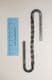 set of 4 twisted square section deep S hooks 14cm long