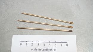 set of three dress pins from Dover buckland Anglo-Saxon cemetery