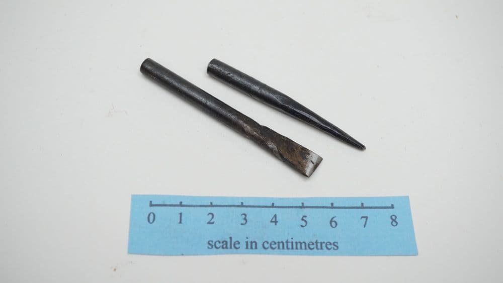 small cold chisel and centre punch set multi period