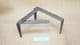 steel folding tripod  trivet living history cooking use 7