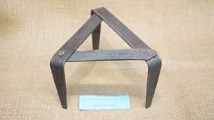 steel folding tripod  trivet living history cooking use 7" or 10" version