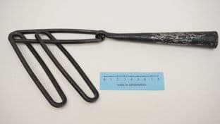 Tuna boat burial rattle or rangle 3rdC AD metalwork only