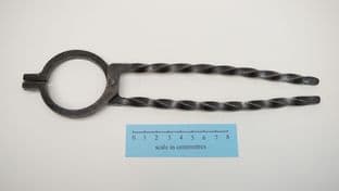 twisted arm tongs Roman To medieval industrial medical and apothecary use 10" 250mm long