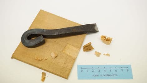 viking mastermyr palm chisel adze no 83 living history woodworking use