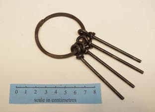 Viking odins staff amulet and ring bjorko grave 60A