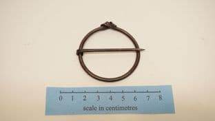 viking scaldby annular brooch 40mm diameter in forged steel