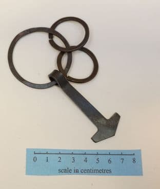 Viking thors hammer and 2 draupnir rings on a suspension ring amulet