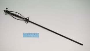 viking volva seeress wand distaff jagerbacken sweden 800-1000AD made from polished steel