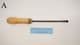 willow basket weavers pry bar straight or curved beech handle with linen ferrule