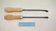 willow basket weavers pry bar straight or curved beech handle with nickel ferrule
