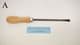 willow basket weavers pry bar straight or curved beech handle with nickel ferrule