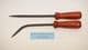 willow basket weaving tool set of 4 stained pine Tuscan style handles