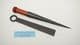 willow basket weaving tool set of 4 with stained pine doric style handles